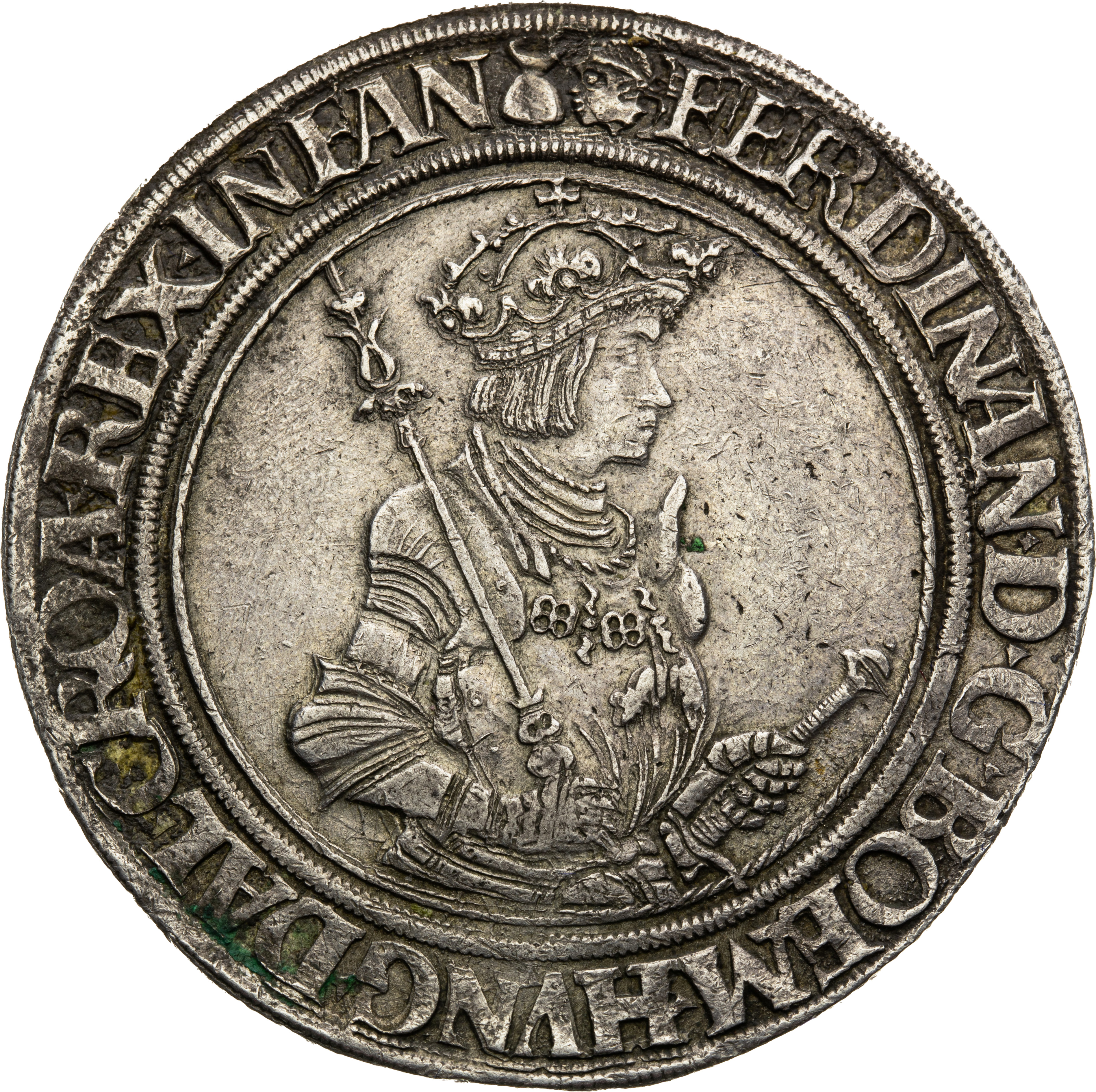Ferdinand I. (1526–1564), tolar (okolo 1531) Jáchymov - Klaus Kraus a Petr Tunkher-1